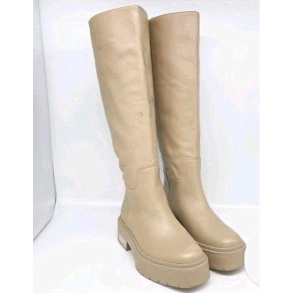Sam Edelman Women's Larina Waterproof Boots Sesame Size 7.5 M